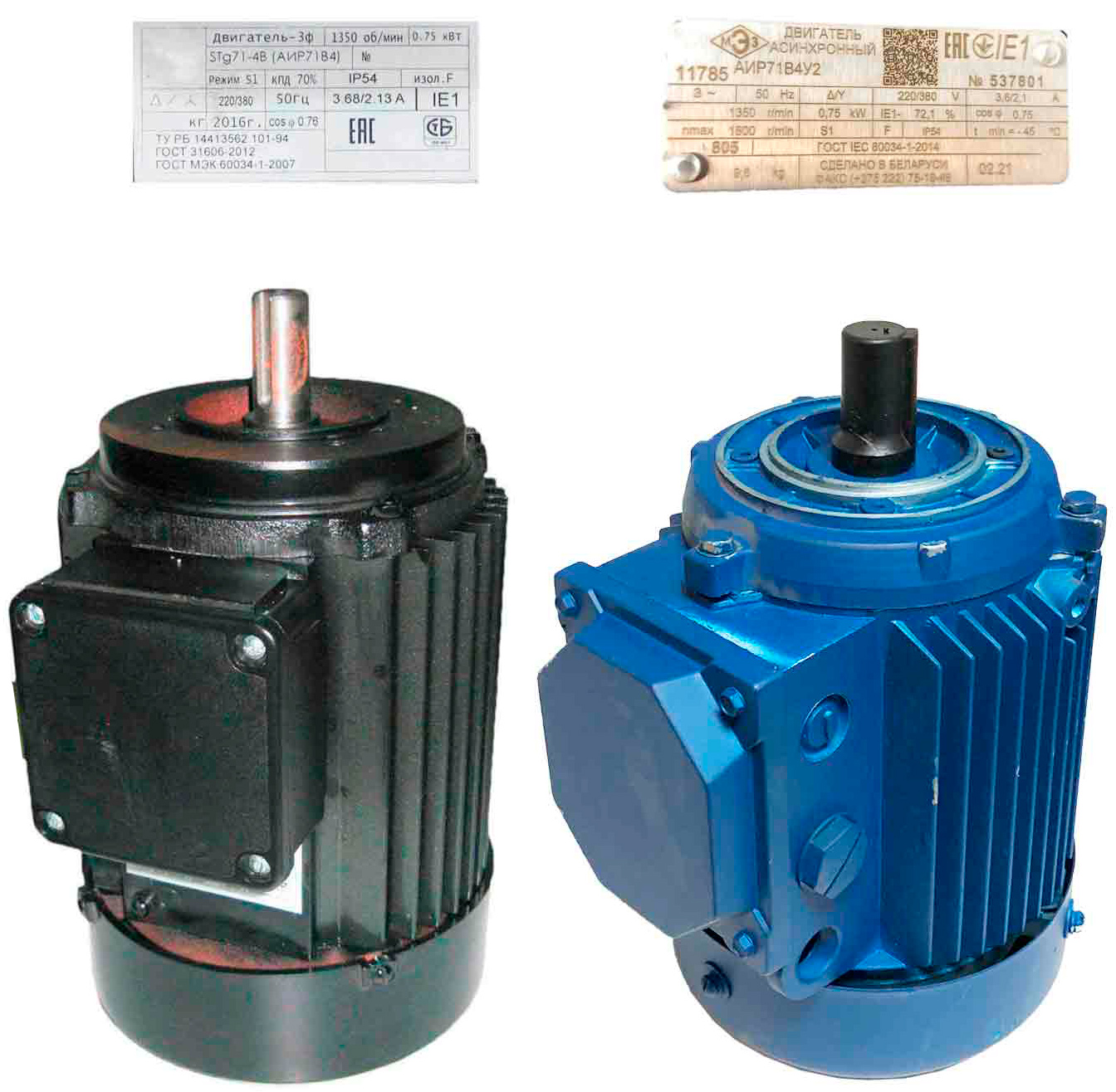 STg 71-4B (АИР 71В4 0,75/1400) 380В МКК-300 120000060952 фото