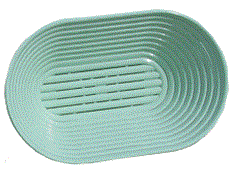 Корзина для расстойки теста Matfer Bourgeat овальная на 0,5кг полипроп. ,H=86,L=210,B=150мм голуб. (04146031) в&nbsp;Екатеринбурге фото