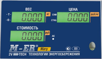 Пленочная панель передняя Mertech для 223 АС LCD в Екатеринбурге фото