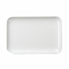 Блюдо прямоугольное с бортом P.L. Proff Cuisine 28,9*20,3*2,3 см White пластик меламин в Екатеринбурге фото