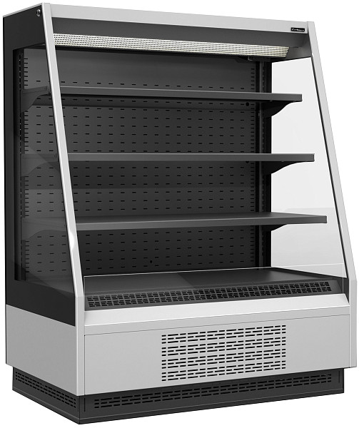 Холодильная горка Полюс F16-08 VM 1,0-2 0300 бок металл (9006-9005) фото