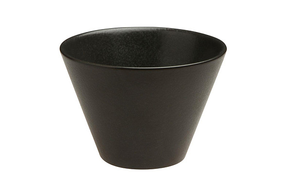 Чаша коническая Porland d 12 см h 8 см 400 мл фарфор цвет черный Seasons (368211) фото