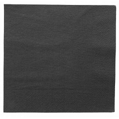 Салфетка бумажная двухслойная Garcia de Pou черная, 40*40 см, 100 шт в Екатеринбурге фото