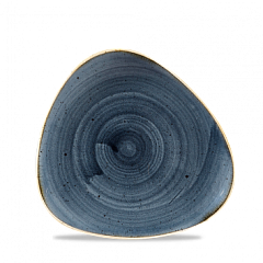 Тарелка мелкая треугольная Churchill Stonecast Blueberry SBBSTR71 19,2см, без борта в Екатеринбурге фото