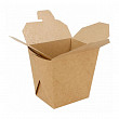 Коробка для лапши Garcia de Pou 480 мл, натуральный цвет, 5,7*7,7 см, СВЧ, 50 шт/уп, картон