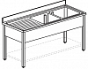 Ванна моечная Apach Chef Line L2S207-65LW фото