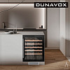 Винный шкаф монотемпературный Dunavox DAUF-46.138B фото