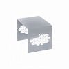 Подставка-куб для фуршета Luxstahl ажурная 190х150х150 мм серебро фото
