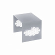 Подставка-куб для фуршета Luxstahl ажурная 190х150х150 мм серебро