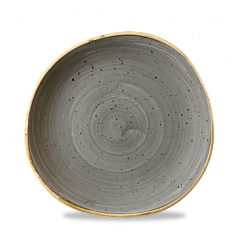 Тарелка мелкая Волна Churchill Stonecast Peppercorn Grey SPGSOG81 21 см в Екатеринбурге фото