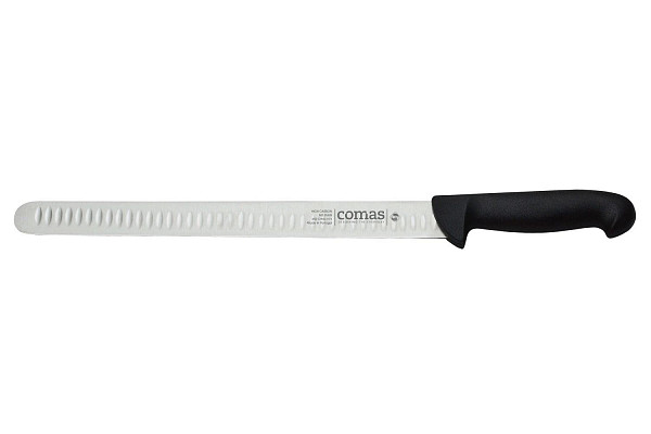 Нож для тонкой нарезки рыбы Comas 30 см, L 42,5 см, нерж. сталь / полипропилен, цвет ручки черный, Carbon (10086) фото