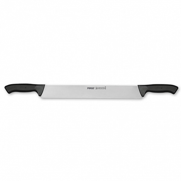 Нож для сыра Pirge 35 см с двумя ручками черный фото