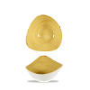 Салатник треугольный Churchill Stonecast Mustard Seed Yellow SMSSTRB61 фото