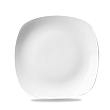 Тарелка мелкая квадратная Churchill 21,5см, X Squared, цвет белый WHSP91