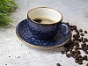 Блюдце для кофейной чашки Style Point Jersey 13 см, цвет синий (QU93556) фото