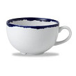 Чашка Dudson Harvest Ink 340 мл, белая с синим кантом HVINCB281