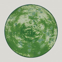 Тарелка круглая глубокая RAK Porcelain Peppery 1,2 л, d 26 см, зеленый цвет в Екатеринбурге, фото