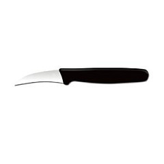 Нож для чистки овощей Maco 7см, изогнутый, черный 400836 в Екатеринбурге фото