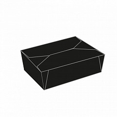 Ланч-бокс картонный Garcia de Pou Black 1350 мл. 15,2*12,1*6,4, 50шт/уп в Екатеринбурге, фото