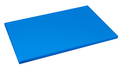 Доска разделочная Restola 600х400мм h18мм, полиэтилен, цвет синий 422111217 в Екатеринбурге, фото