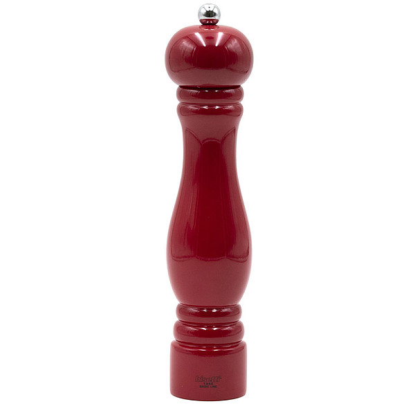 Мельница для перца Bisetti h 25 см, бук лакированный, цвет красный, SORRENTO (7152LRL) фото