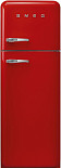 Отдельностоящий двухдверный холодильник Smeg FAB30RRD5