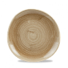 Тарелка мелкая Волна без борта Churchill Stonecast Patina Antique Taupe PAATOG81 фото