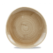Тарелка мелкая Волна без борта Churchill Stonecast Patina Antique Taupe PAATOG81