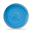 Тарелка мелкая круглая Churchill Stonecast Cornflower Blue SCFSEVP81 21,7 см