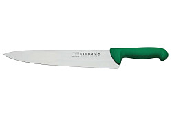 Нож поварской Comas 25 см, L 37,5 см, нерж. сталь / полипропилен, цвет ручки зеленый, Carbon (10130) в Екатеринбурге, фото
