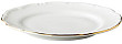 Тарелка мелкая с золотым декором Style Point Maria Theresa 17 см (QB60017)