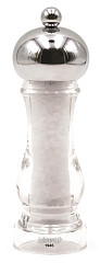 Мельница для соли Bisetti h 16,5 см, акрил, CAPRI (BIS02.09320S.098) в Екатеринбурге, фото