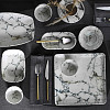 Тарелка с вертикальным бортом Kutahya Porselen Marble 20 см, мрамор NNROT20DU893313 фото
