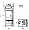 Холодильный шкаф Аркто R0.7-G фото