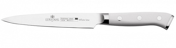 Нож универсальный Luxstahl 130 мм White Line [XF-POM BS141] фото