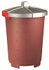 Бак для отходов Restola 45л бордовый фото