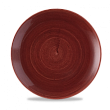 Тарелка мелкая без борта Churchill Stonecast Patina Rust Red PAREEV111