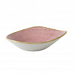 Салатник треугольный Churchill Stonecast Petal Pink SPPSTRB91