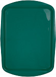 Поднос столовый из полипропилена Luxstahl 490х360 мм зеленый полипропилен особо прочный