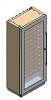 Винный шкаф монотемпературный Enofrigo MIAMI RF 12 DR черн. фото