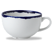 Чашка  340 мл, белая с синим кантом HVINCB281