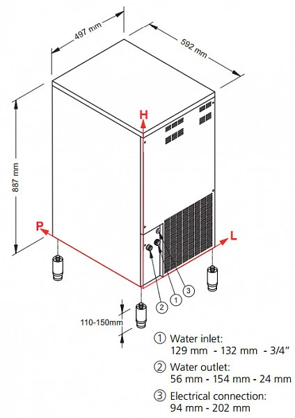 Льдогенератор Ntf SL 110 W фото