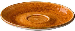 Блюдце для кофейной чашки Style Point Jersey Orange 13 см, цвет оранжевый (QU94556) в Екатеринбурге, фото