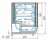 Витрина холодильная настольная Полюс AC59 VM 1,2-1 Slider фото
