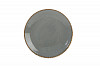 Тарелка безбортовая Porland 18 см фарфор цвет темно-серый Seasons (187618) фото