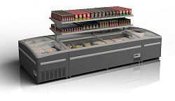 Ларь-бонета Levin ALPINA 210 НТ/СТ (RAL 7016) с корзинами в Екатеринбурге, фото 5