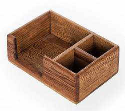 Ящик для сервировки деревянный Luxstahl 230х150х90 мм в Екатеринбурге, фото