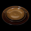 Тарелка без бортов Tvist 7'' 178мм, коричневый Madeira фото