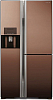 Холодильник Hitachi R-M702 GPU2X MBW  коричневый зеркальный фото