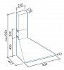 Пристенная вытяжка Falmec Trapezio 90 (Left) фото